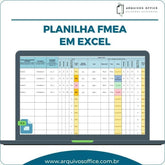 Planilha FMEA de Análise do Modo de Falha e Efeito em Excel